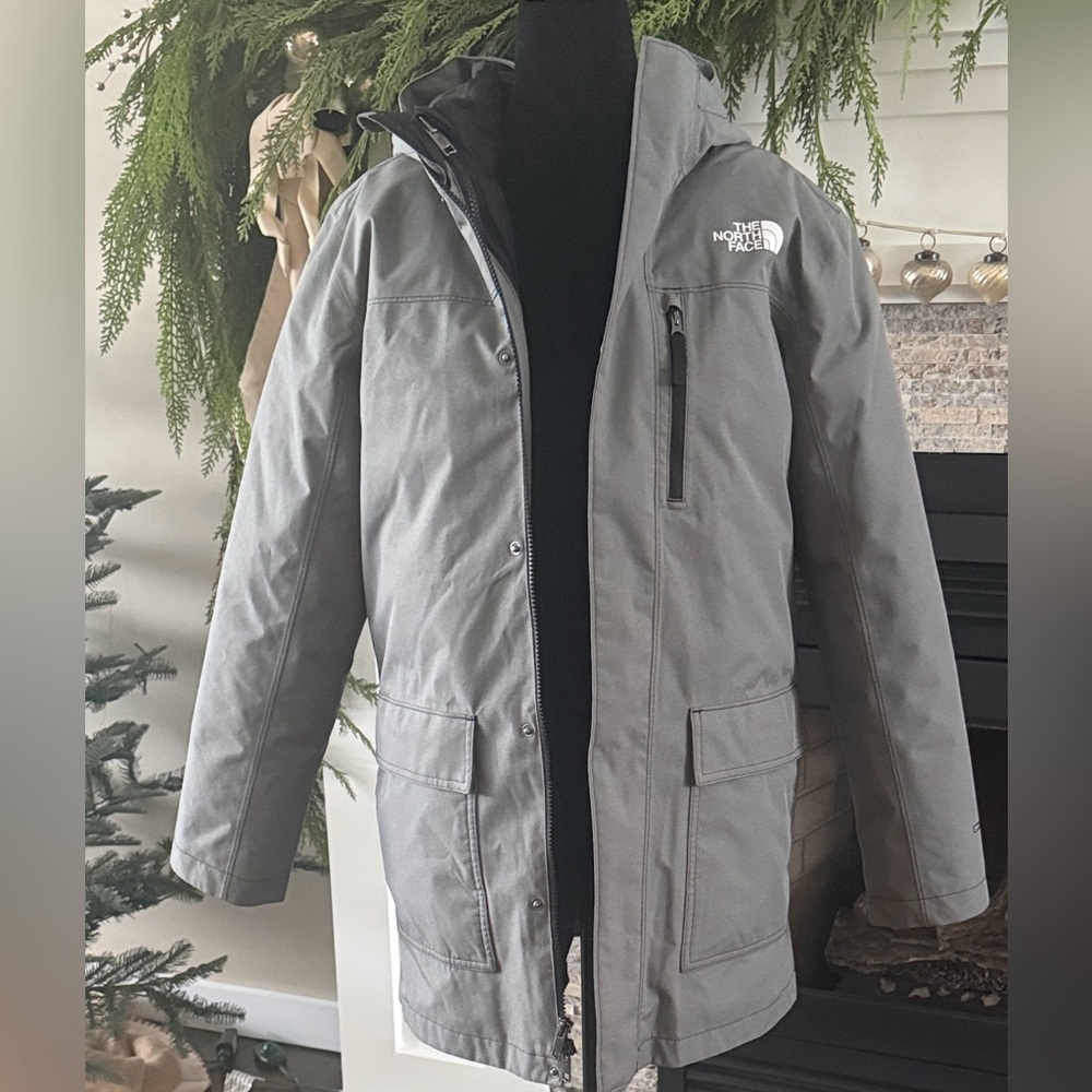 The North Face Light Gray Parka
